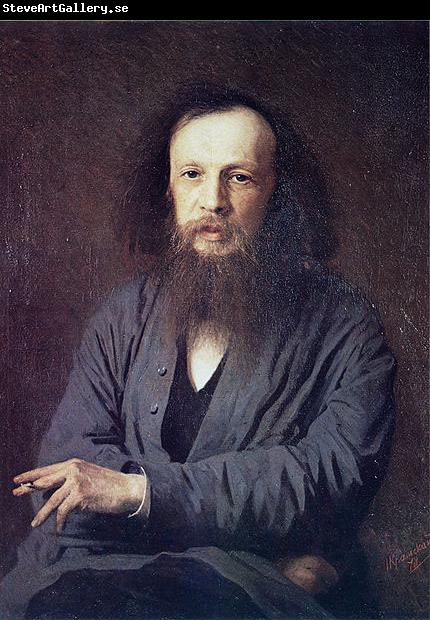 Ivan Nikolaevich Kramskoi I. N. Kramskoy. D. I. Mendeleev.